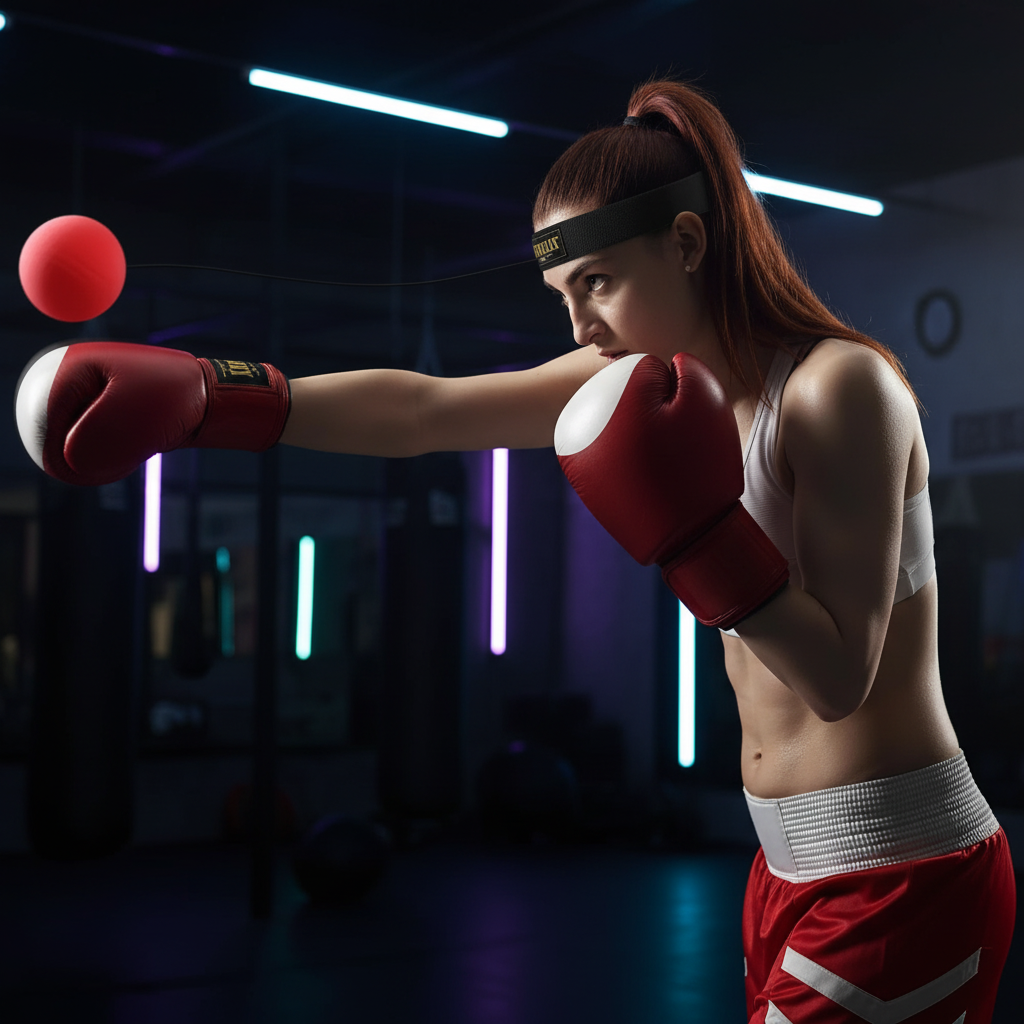 Nouvelles images dynamiques avec femme s'entraînant