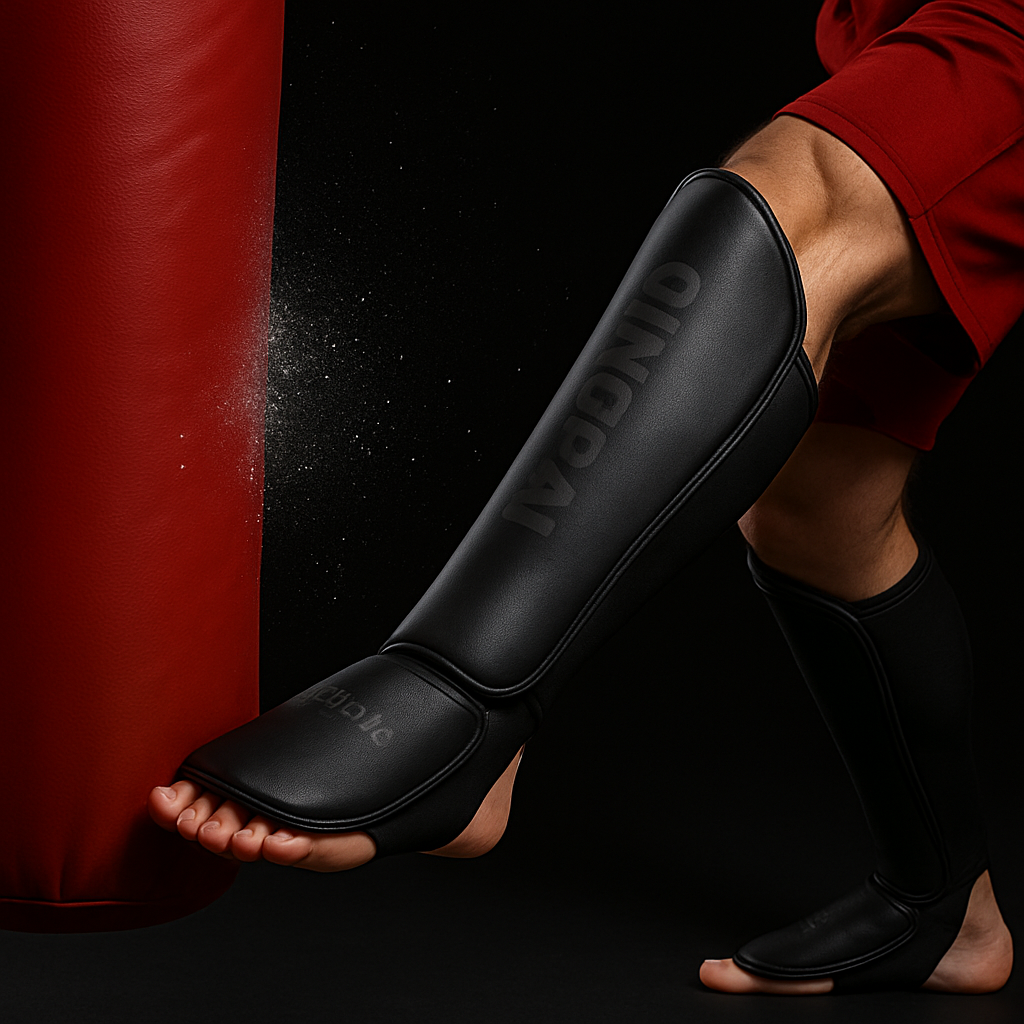 Protège-tibia boxe pour homme GINGPAI