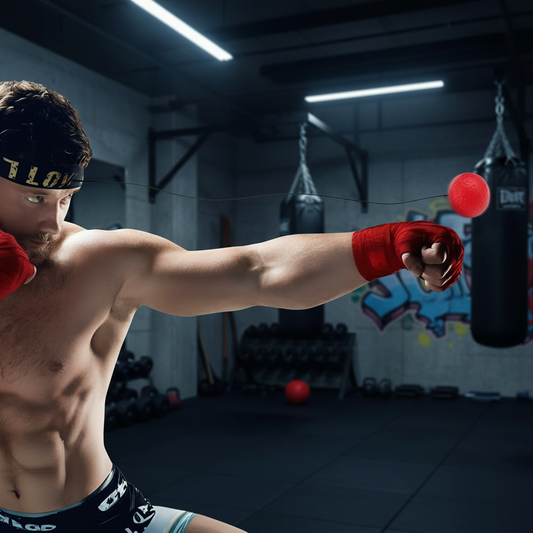 Homme athlétique à l'entraînement