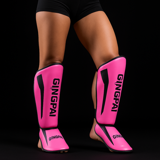 Protège-tibia boxe pour femme GINGPAI